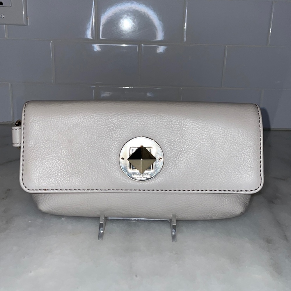 Kate Spade Pebbled Leather Turn Lock Clutch Mini Bag